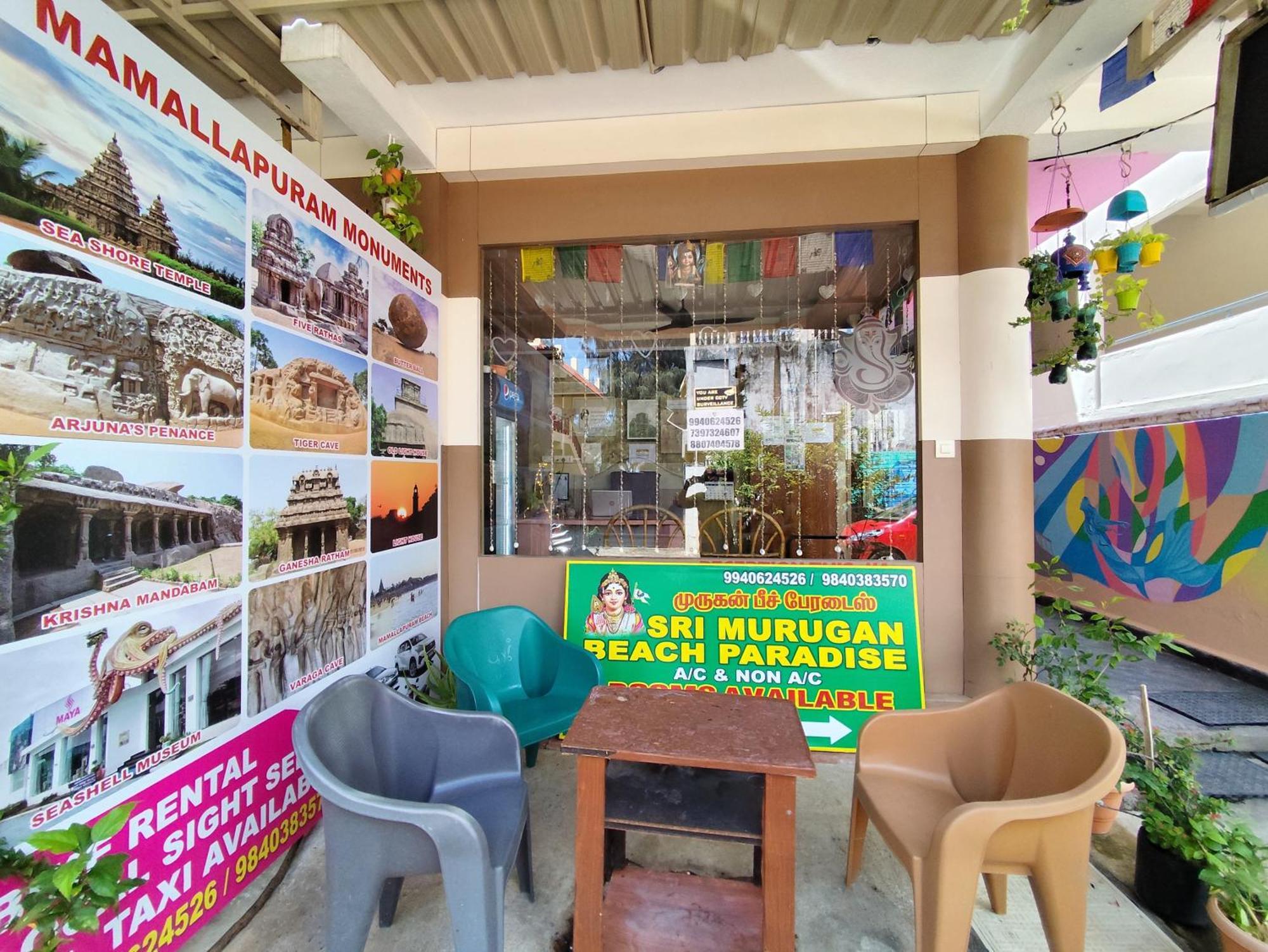 Sri Murugan Beach Paradise Hotel Mahabalipuram Exteriör bild